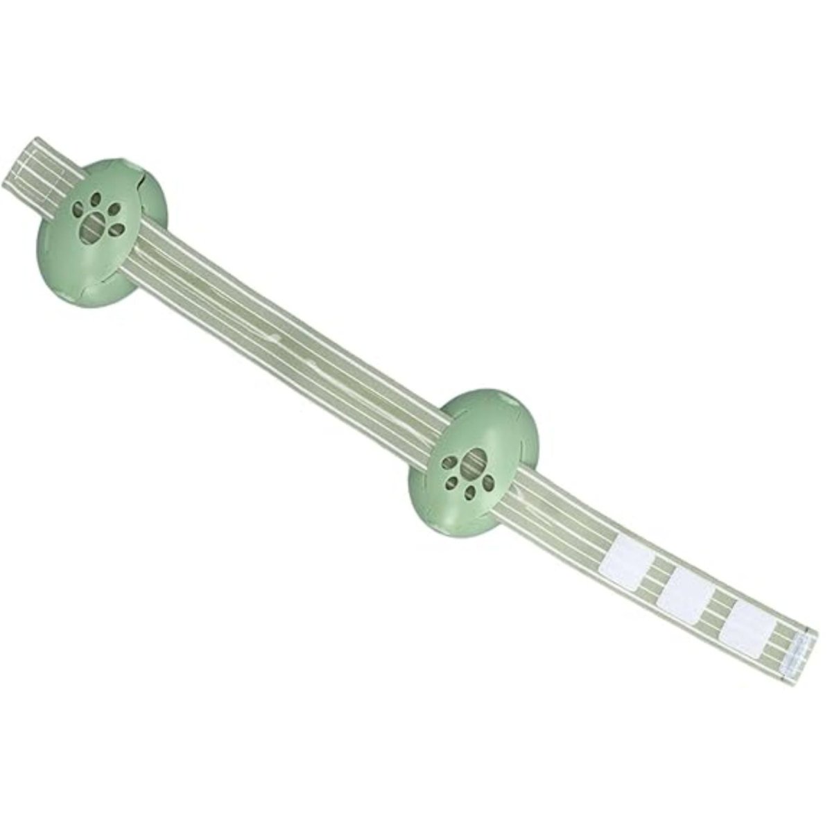 Casque anti bruit bébé vert présenté seul en face avec forme douce et équilibrée