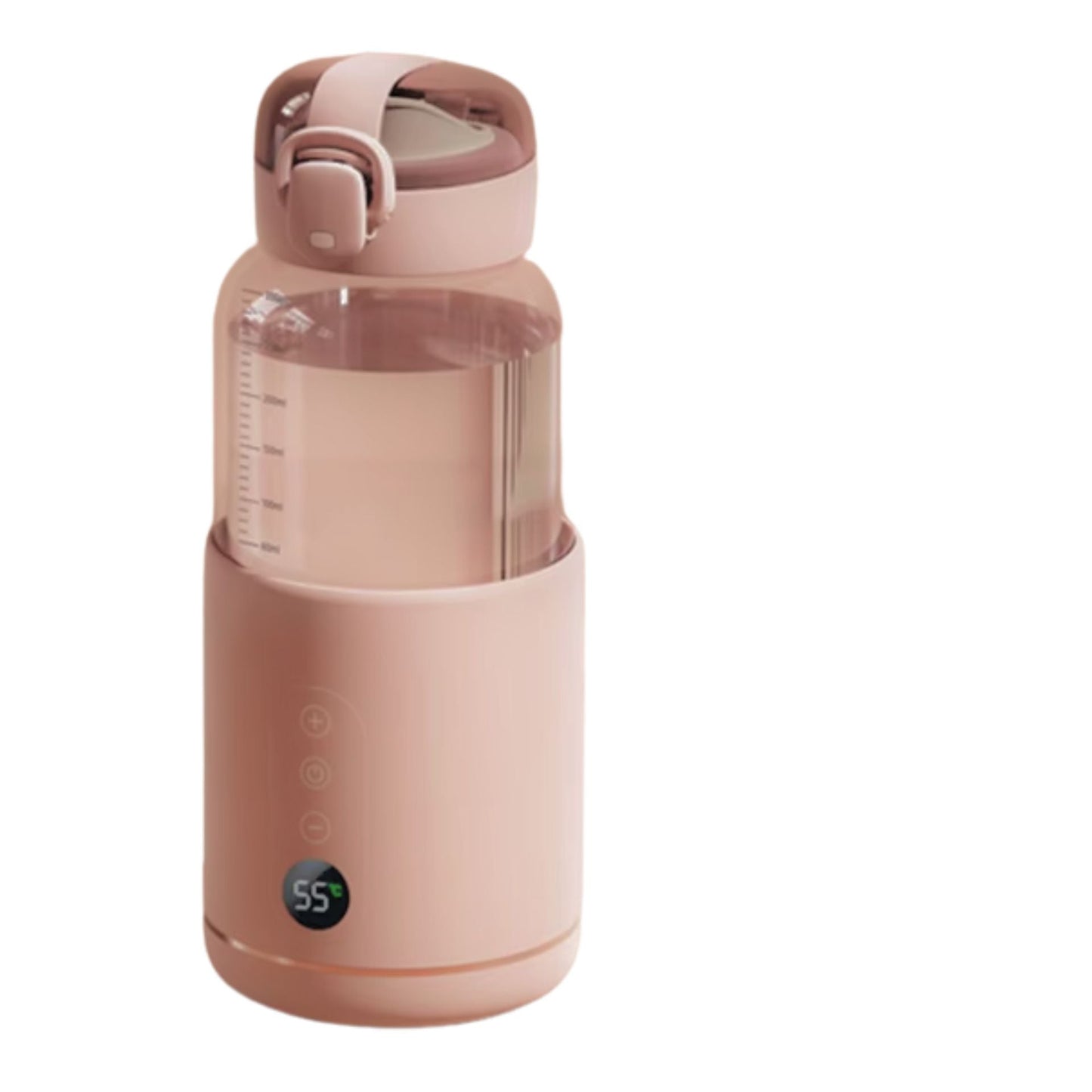 Chauffe biberon nomade rose vide, sans affichage