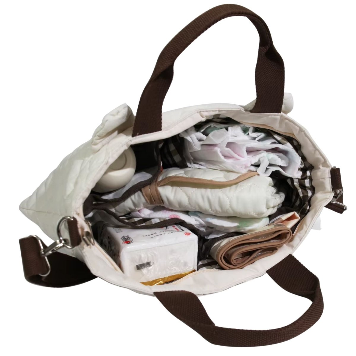 Sac a couche avec poches extérieures apparentes et design pratique