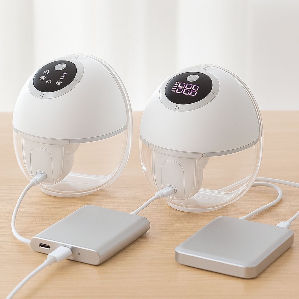 tire lait electrique duo en charge avec port USB type C pour autonomie maximale