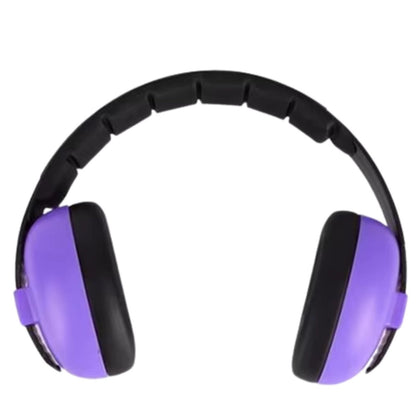 Casque anti bruit bébé présenté seul en face, finition lisse et structure adaptée
