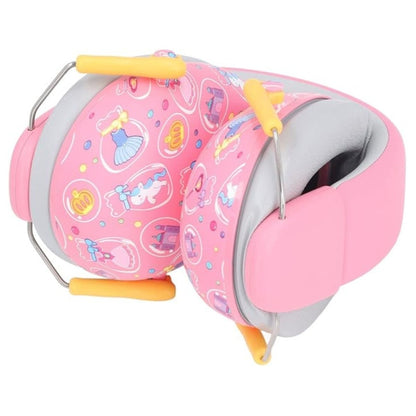 Casque anti bruit bebe frontal avec mousse protectrice visible et silhouette symétrique