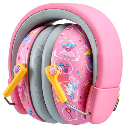 Casque anti bruit bebe en face avec design léger et coussinets arrondis