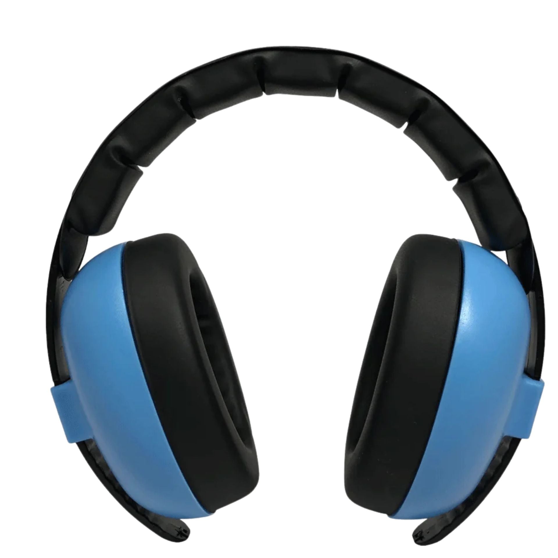 Casque anti bruit bébé en face avec design ergonomique et structure légère