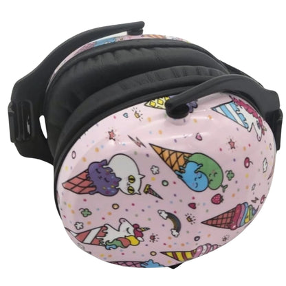 Casque anti bruit enfant en face avec arceau fin et rembourrage confortable