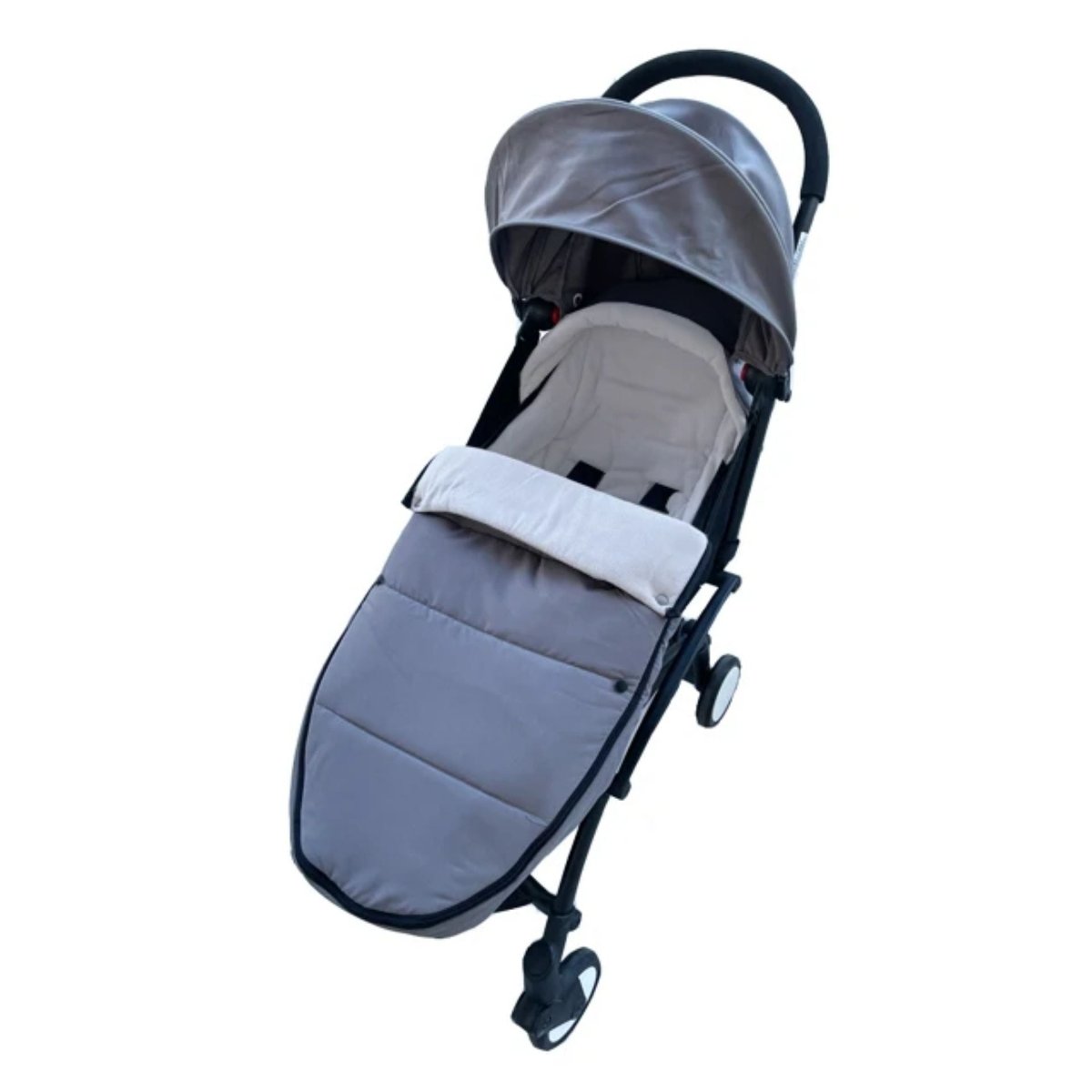Chanceliere bebe grise avec intérieur moelleux et embout renforcé