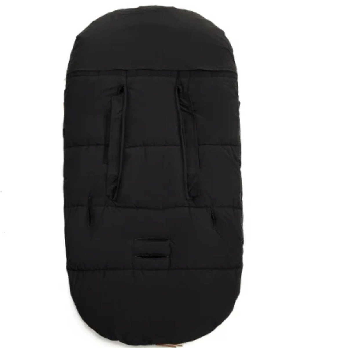 intérieur cocon moelleux d’une chanceliere bebe noire, vue intérieure sans accessoire