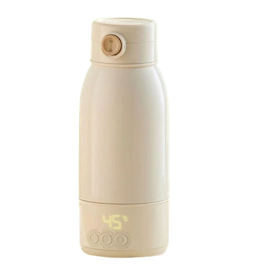 Chauffe biberon nomade couleur beige affichage digital 45°C
