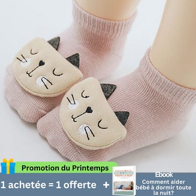 chaussettes antidérapantes |BébéPaws™ - Mamanpepite