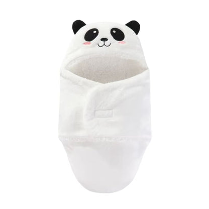 Nid d’ange blanc avec bébé endormi à l’intérieur, cocon fermé pour un sommeil paisible