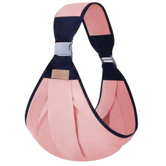 Porte bébé vu seul de face avec bretelles épaules larges et design compact