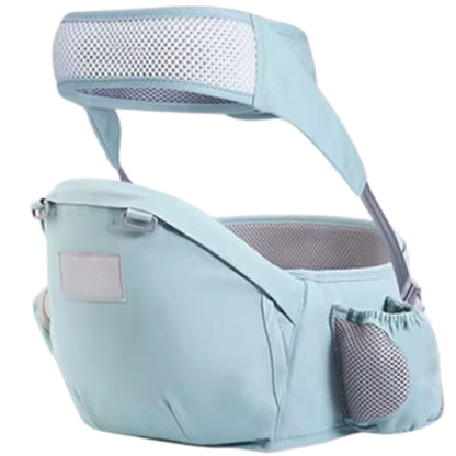 Porte bébé naissance vu de face avec structure souple et assise ergonomique