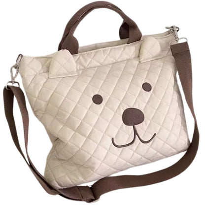 Sac a couche posé en face avec double poignée et structure souple