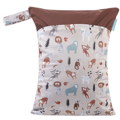 Vue frontale d’un sac a couche avec poignée supérieure