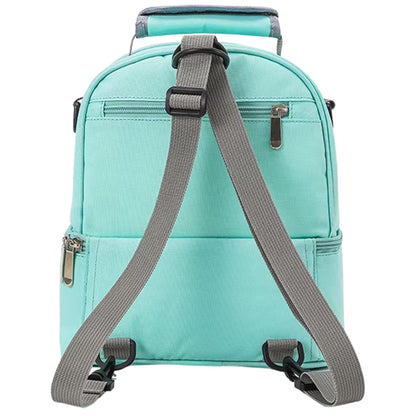 Dos du sac à dos à langer avec bretelles rembourrées et ceinture de maintien intégrée
