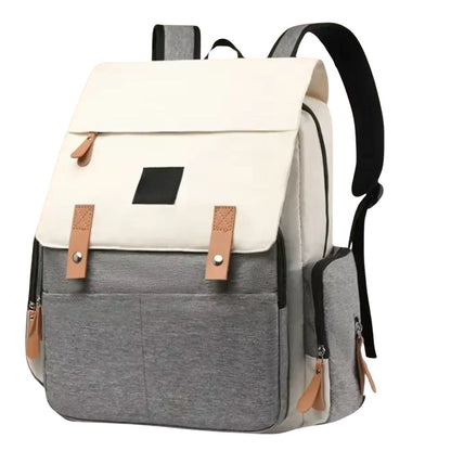 Sac à dos à langer avec poche avant discrète et format vertical