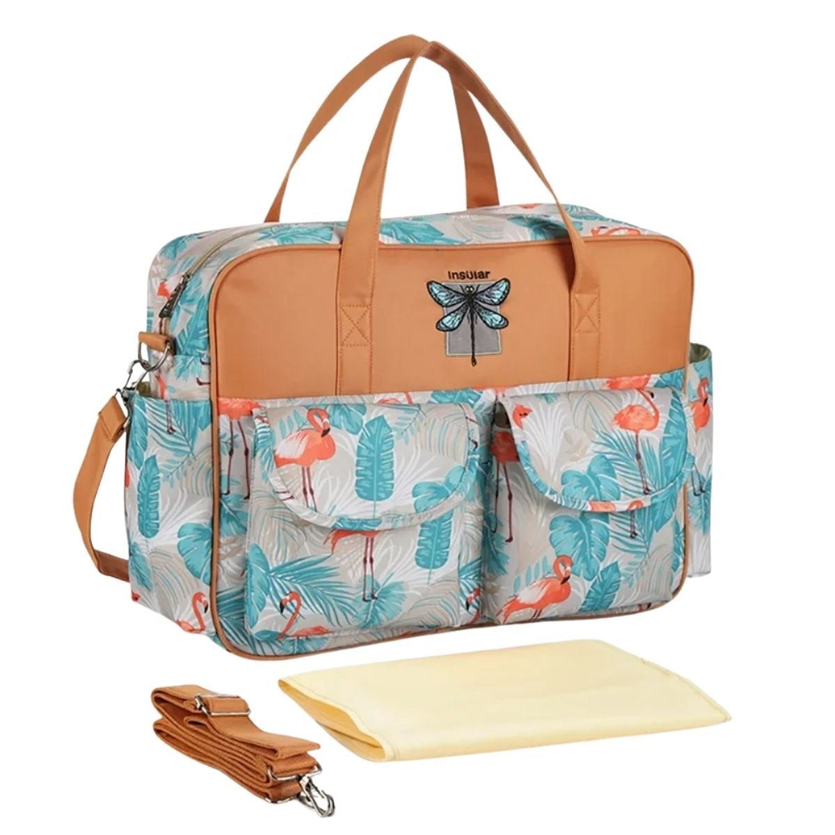 Sac de maternité Flamant rose