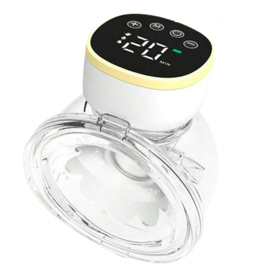 Tire lait main libre vue latérale montrant le design ergonomique