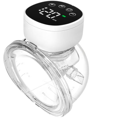 Tire lait main libre avec écran LED affichant les réglages