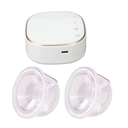 Tire lait portable avec écran tactile et deux coques de collecte de lait