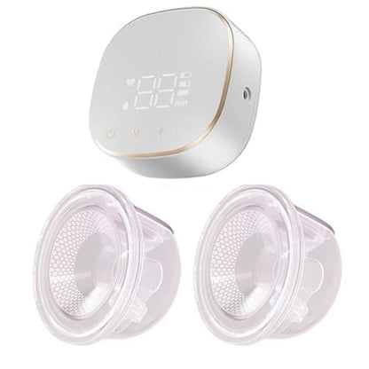 Tire lait portable ergonomique avec écran affichant les minutes d’utilisation
