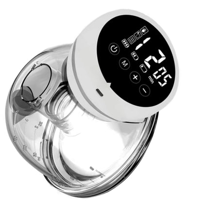 Tire lait portable vue latérale mettant en avant son design ergonomique.